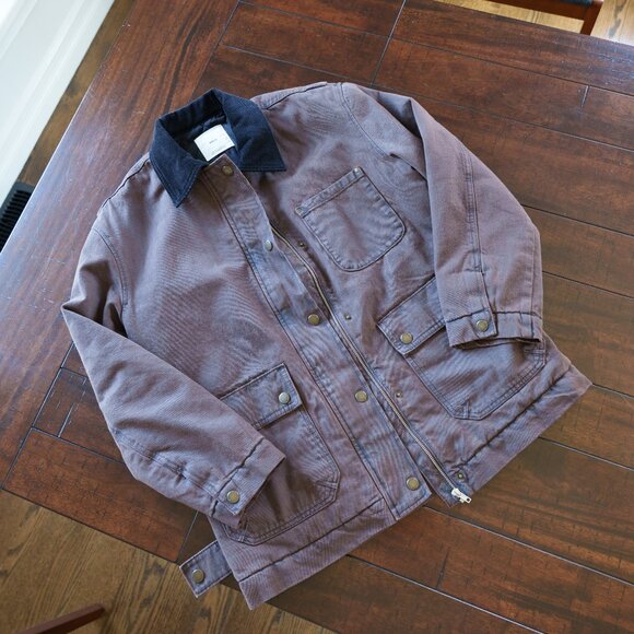 MANGO Denim parka with contrasting collar - Picture 5 of 12